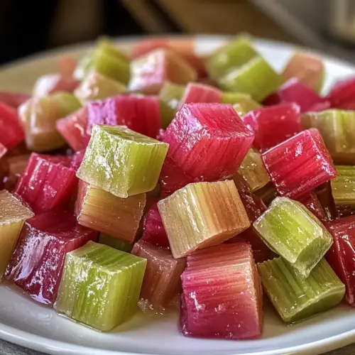 Divine Candied Rhubarb Recipe