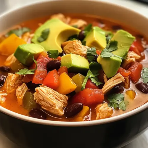 Chicken Fajita Soup
