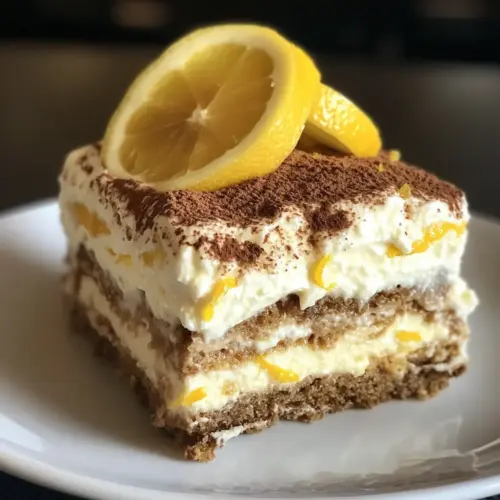 Lemon Tiramisu