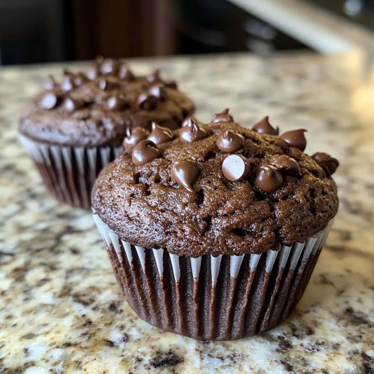 Chocolate Pumpkin Muffins