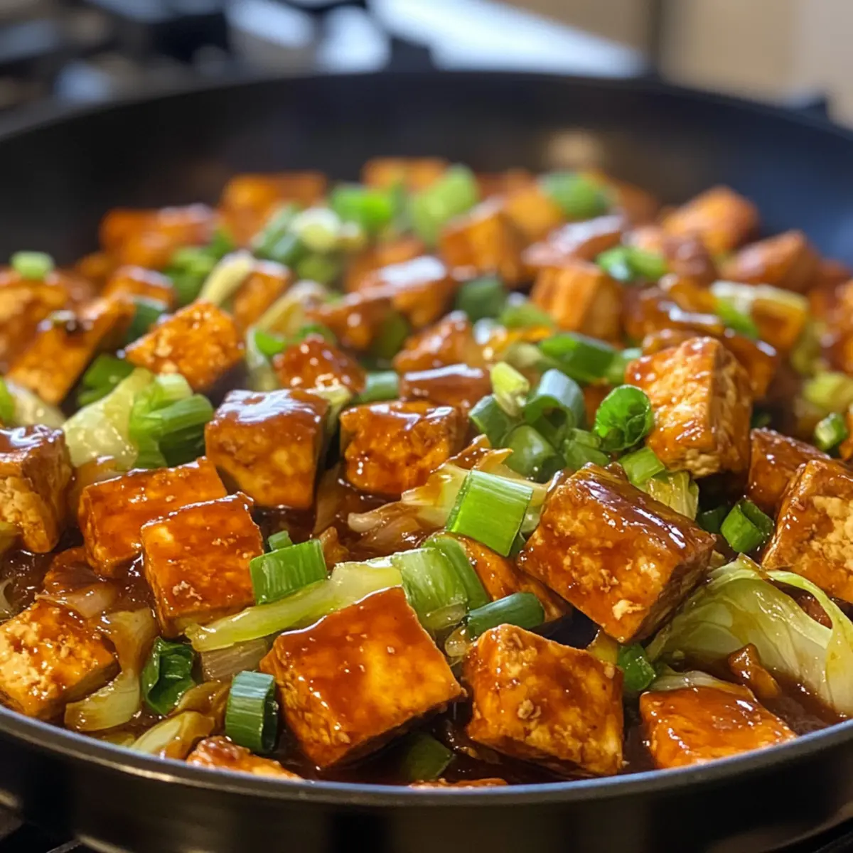 Tofu Cabbage Stir Fry