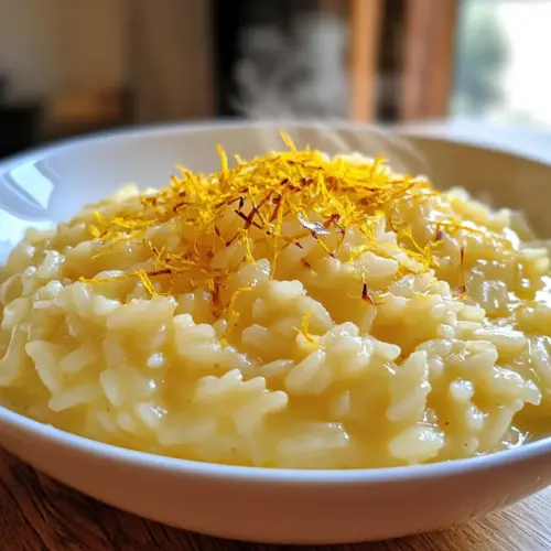 Parmesan Risotto With Saffron