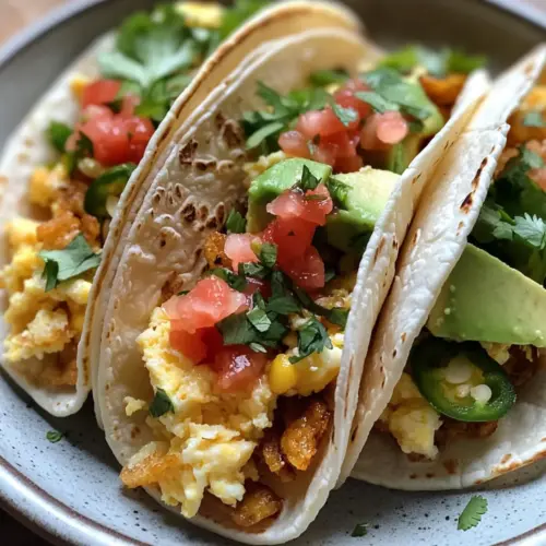 Migas Breakfast Tacos