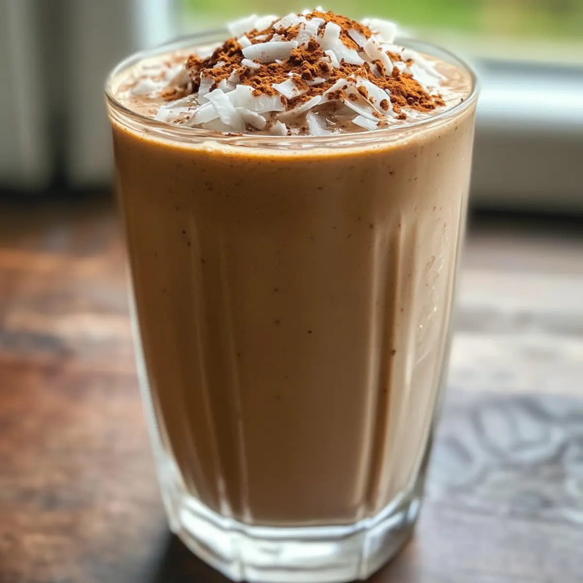 Peanut Butter Coconut Smoothie