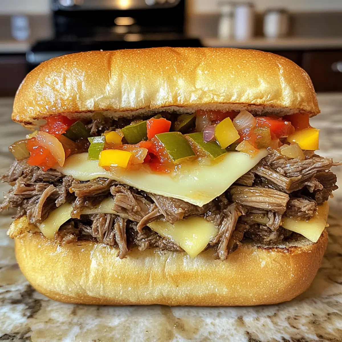 Instant Pot Italian Beef Sandwiches