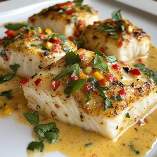 Tropical Grouper with Spicy Coconut
