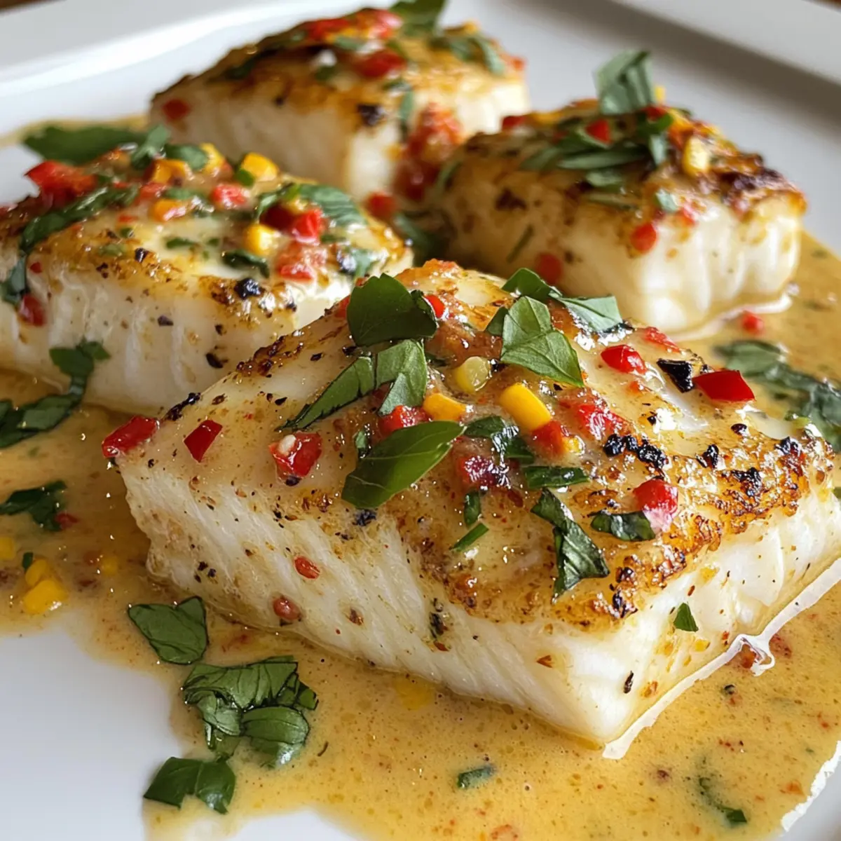 Tropical Grouper with Spicy Coconut