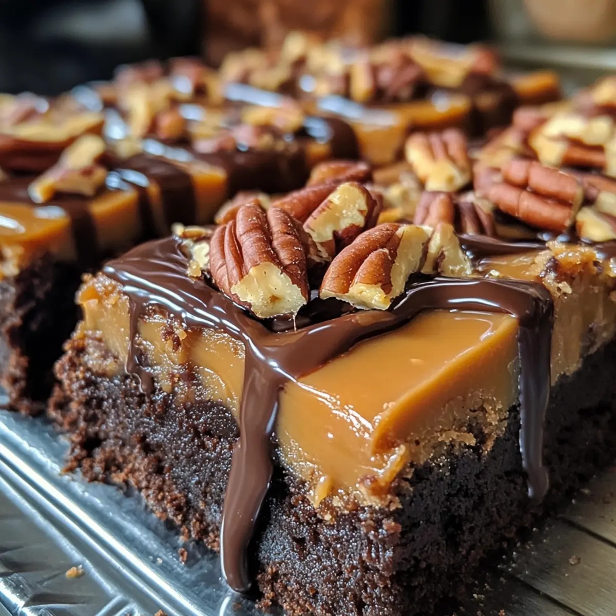 Buckeye Turtle Brownies