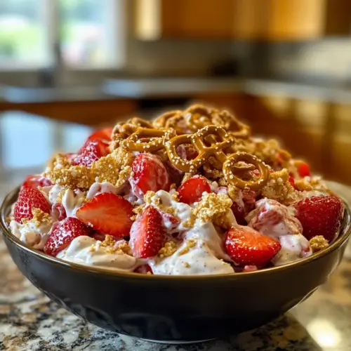 Strawberry Crackle Salad