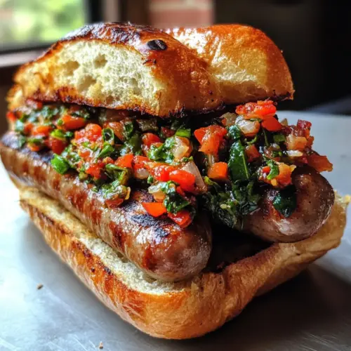 Grilled Italian Sausage Sandwiches