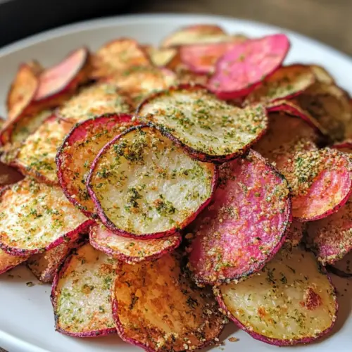 Air Fryer Radish Chips