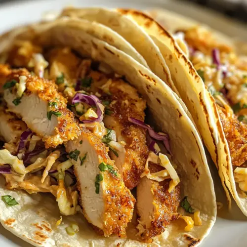 Honey Mustard Chicken Tacos