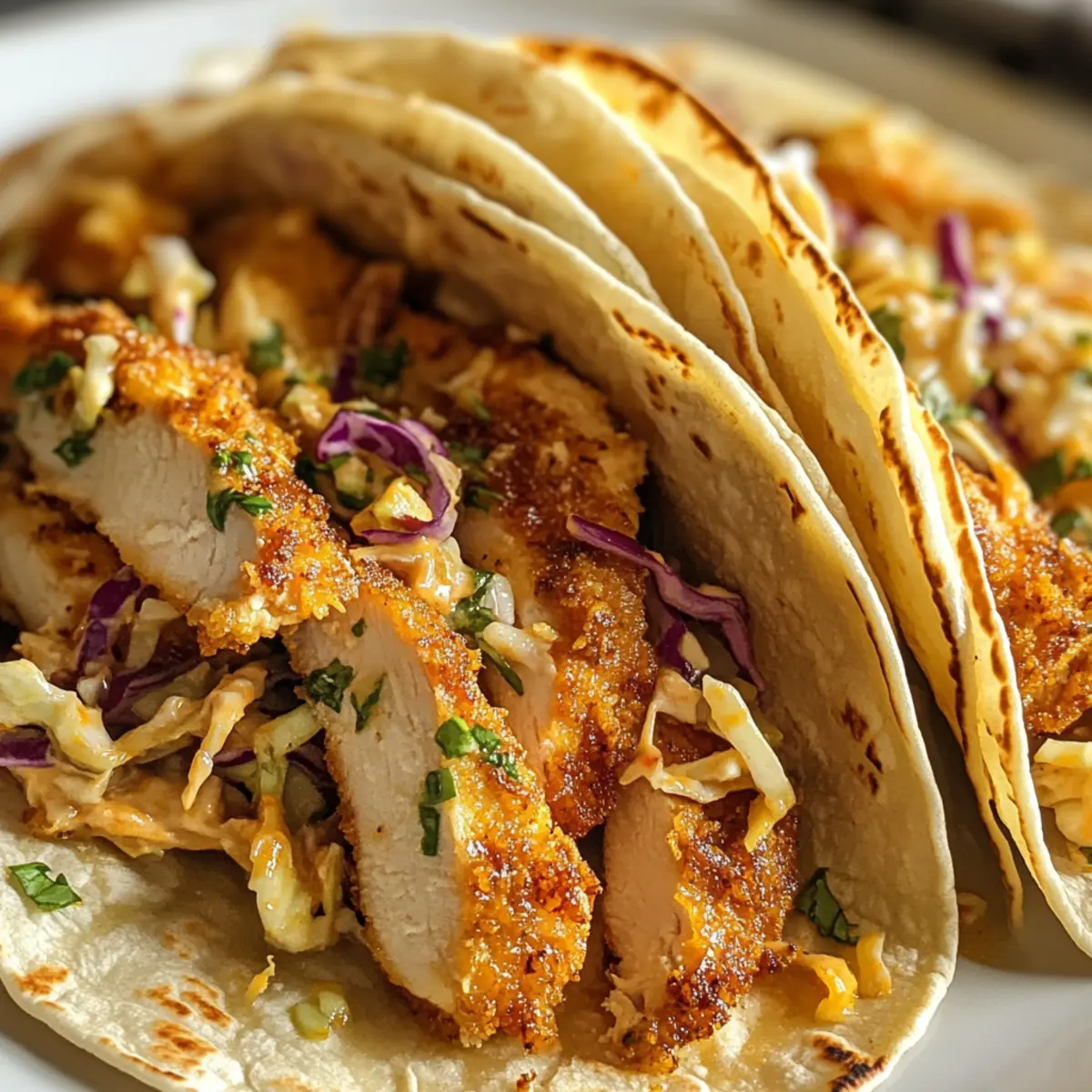 Honey Mustard Chicken Tacos