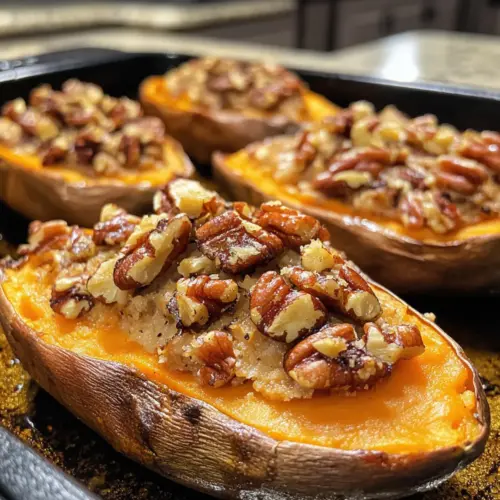 Twice Baked Sweet Potatoes
