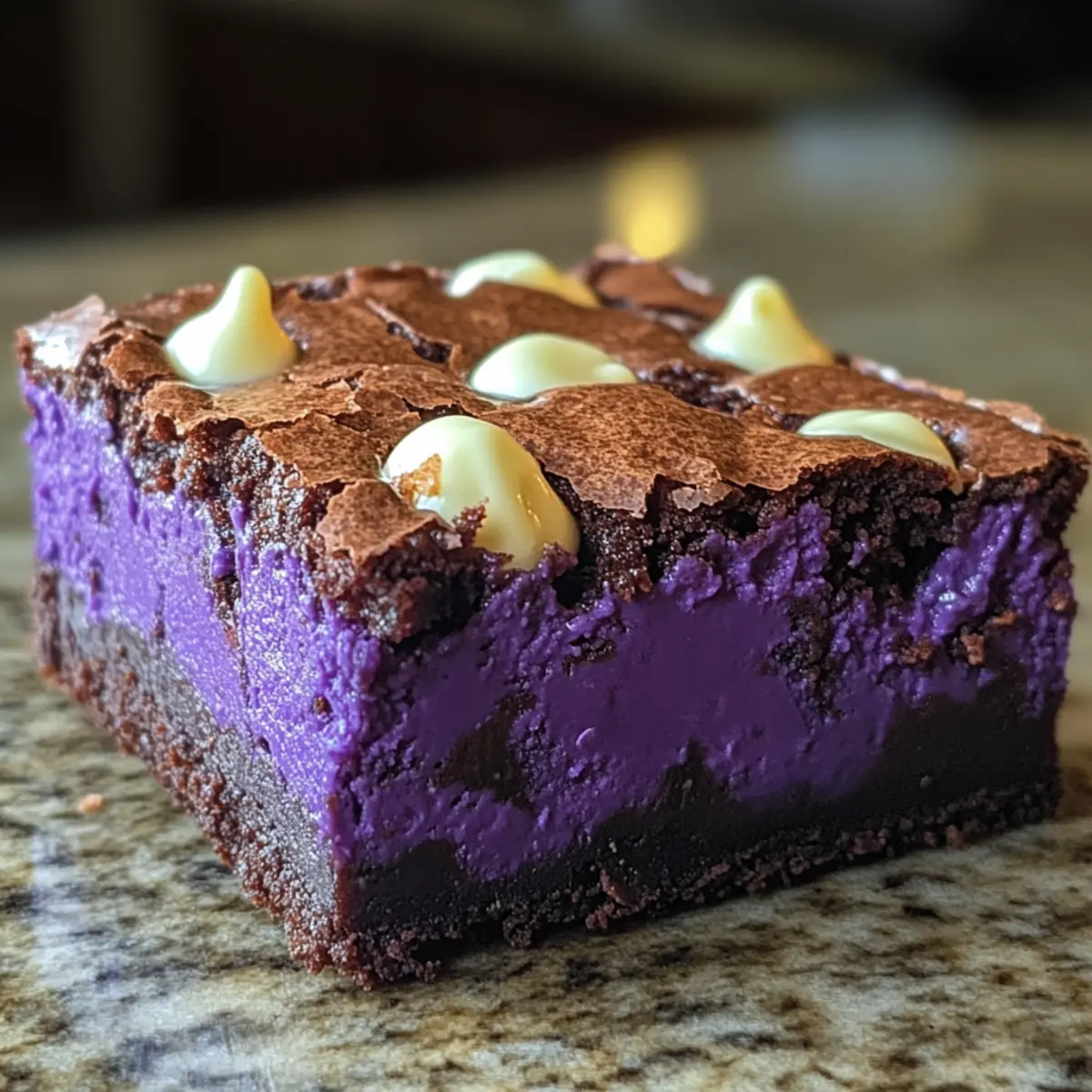 Ube Brownies