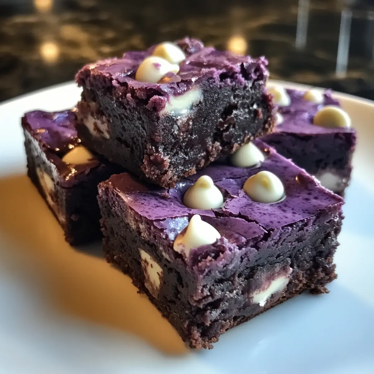 Ube Brownies