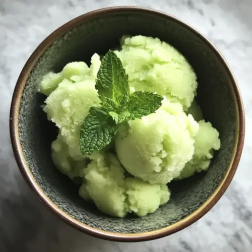 honeydew sorbet