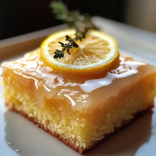 Mini Lemon Drizzle Cakes