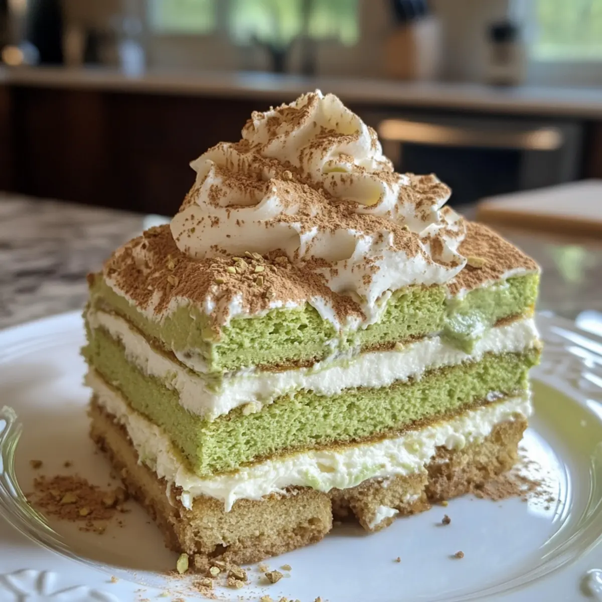 Pistachio Tiramisu