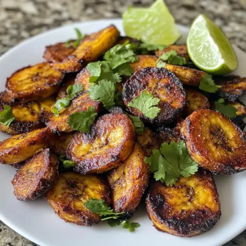 Cuban Mojo Roasted Plantains