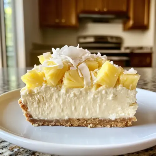 Piña Colada Cheesecake