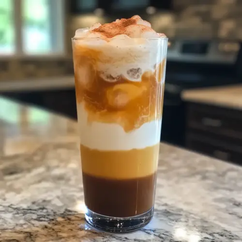 Peach Cobbler Chai Latte