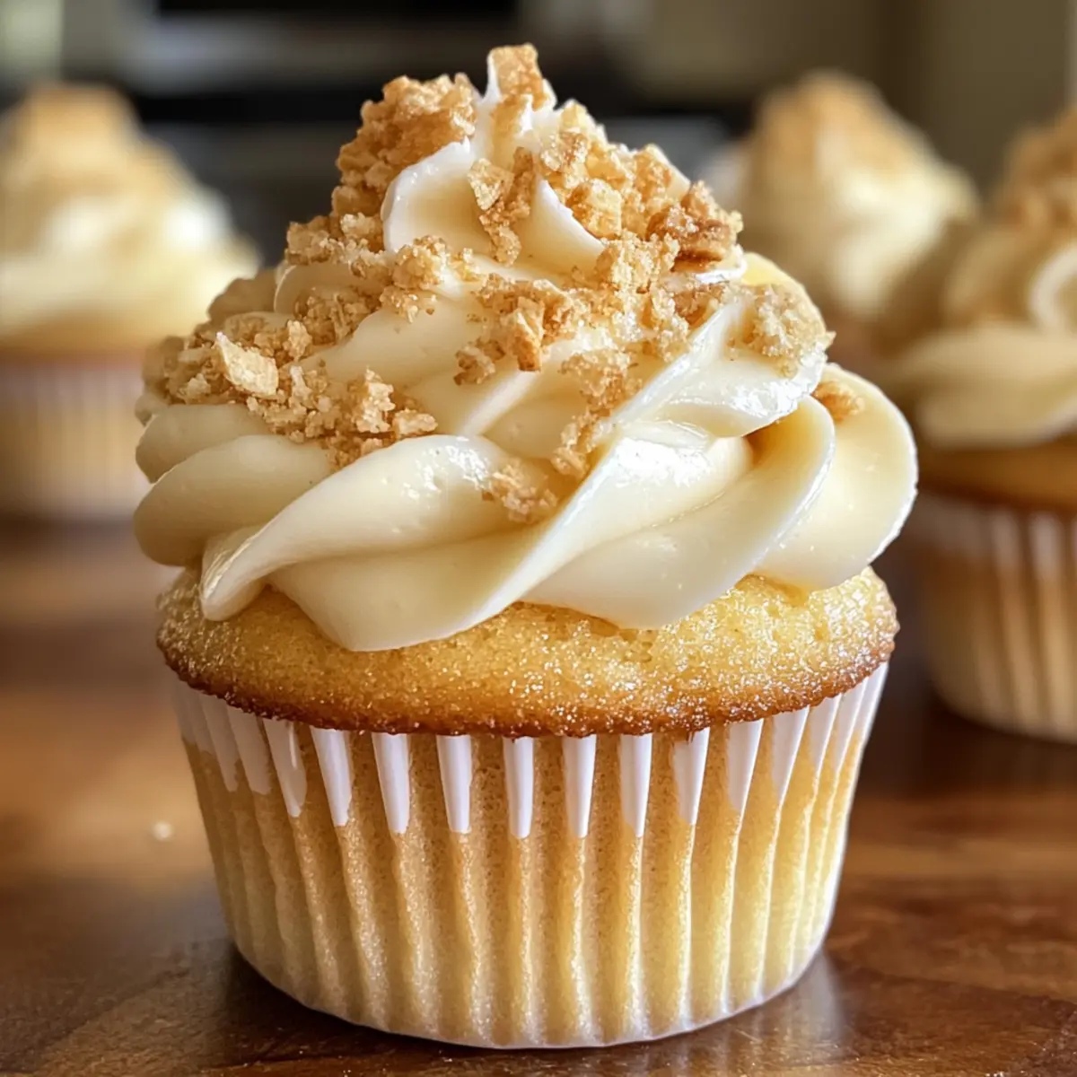Brown Butter Banana Pudding Cupcakes