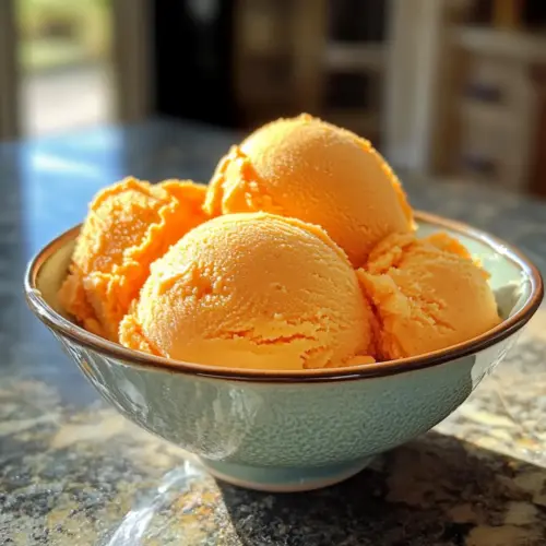 Orange Crush Sherbet