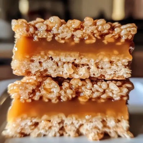 Brown Butter Dulce de Leche Rice Krispie Treats