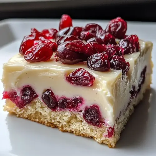 Tasty Starbucks Copycat Cranberry Bliss Bars