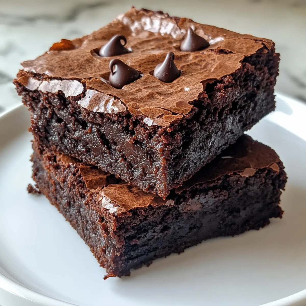 Fudgy Flourless Greek Yogurt Brownies
