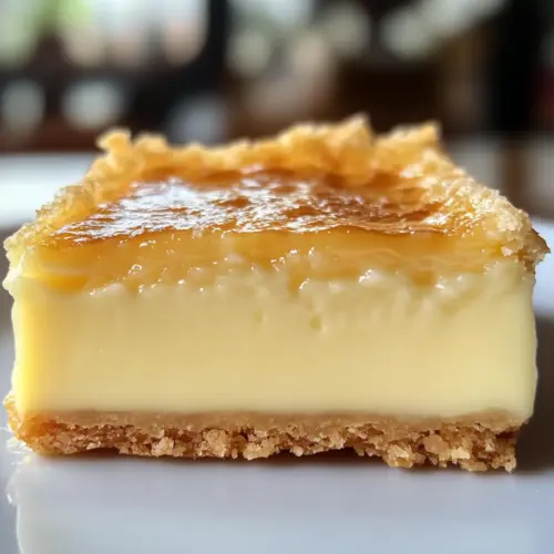 Vanilla Custard Cream Squares