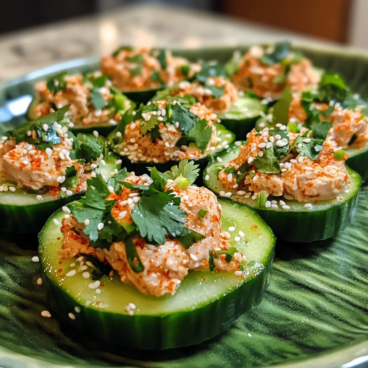Spicy Tuna Salad Bites