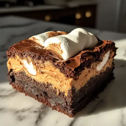 Marshmallow Peanut Butter Brownies