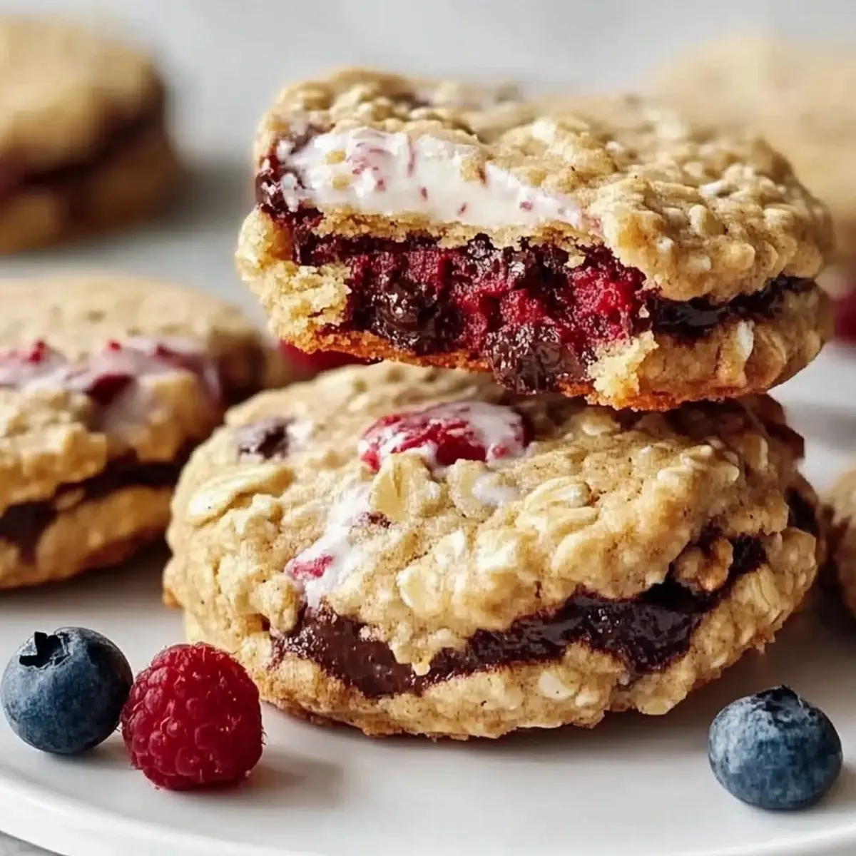 Berry Ice Cream Sandwiches