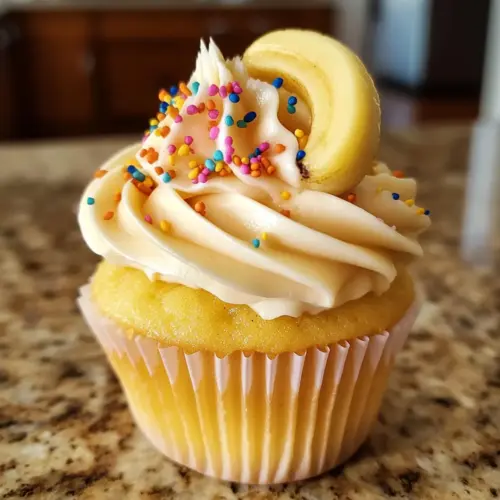 Banana Milkshake Cupcakes