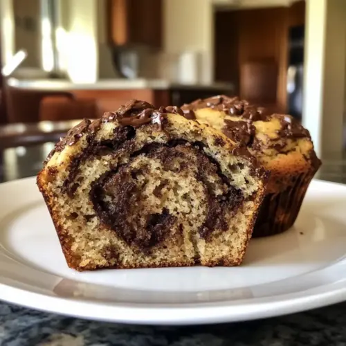 Chocolate and Espresso Babka Muffins